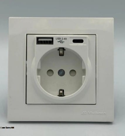 Tomada USB com Type C Rita Smoke